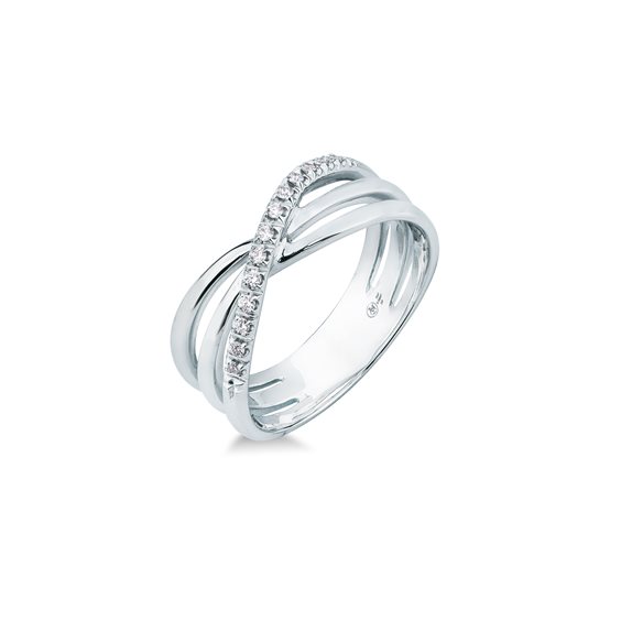 Anello Mirco Visconti Donna in Oro Diamante 0.08 Ct GS106 - GS106